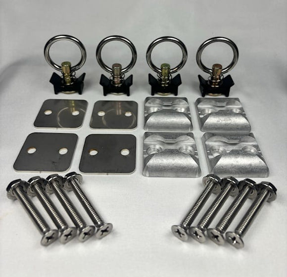 (4-PACK) Single Stud Anchor Plate Pack - Raw image 0