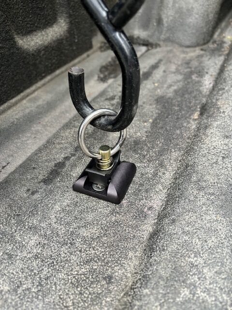 Single Stud Anchor Plate - Anodized Black image 2