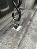 (4-Pack) Single Stud Fitting - Black - 4,000 LBS. BS image 1