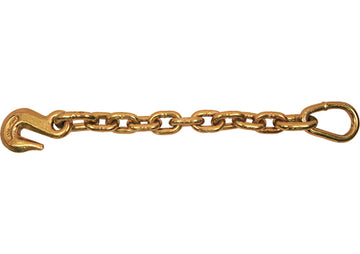 3/8" x 18" Chain Extension w/Pear Link & Grab Hook