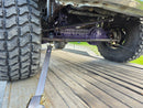 24"AxleLock Axle Straps in use

