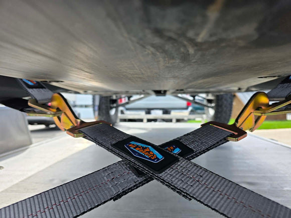 AxleLock Hooked to 8' straps