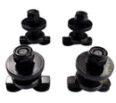4-Pack L-Track Double Lug Threaded Studs w/Knurled Nut