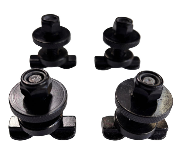 4-Pack L-Track Double Lug Threaded Studs w/Knurled Nut