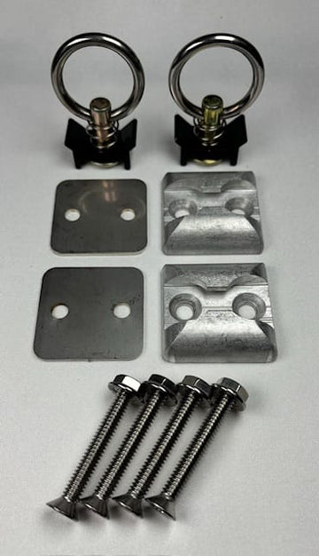 (2-PACK) Single Stud Anchor Plate Pack - Raw image 0