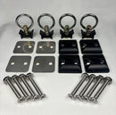(4-PACK) Single Stud Anchor Plate Pack - Anodized Black image 1