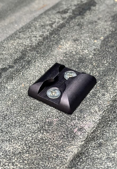 Single Stud Anchor Plate - Anodized Black image 3