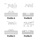 Custom L-Track With Rounded Ends image 4