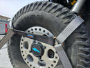 Adjustable Wheel and Tire Tie Down