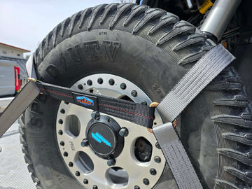 Adjustable Wheel and Tire Tie Down