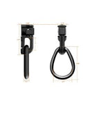 Black Double Stud Pear Link Fitting Dimensions