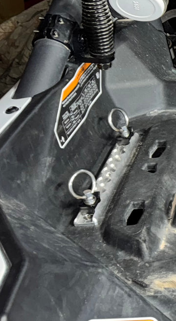 2017-2026 Can-am Maverick X3 & Turbo RR Bed Rail Tie-Down Kit - 0