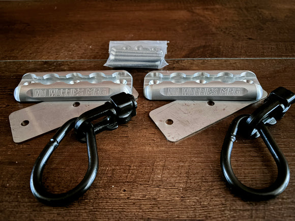 (2 Pack) Double Stud Anchor Plate Pack - Raw