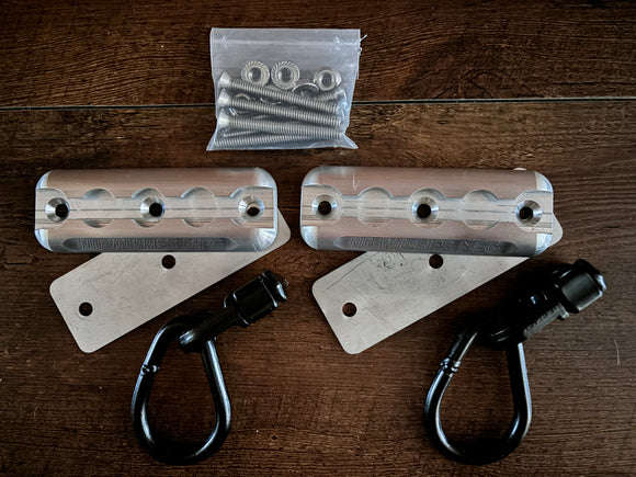 (2 Pack) Double Stud Anchor Plate Pack - Raw