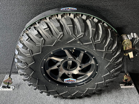 TreadLock Tire Tie-Down with Sewn Fixed End