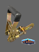 2" Adjustable WheelLock Tire Net Tie-Down Straps 4-Pack (Ratchet Straps for UTV, Car & Trailer Tie Downs)-5