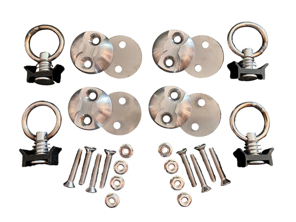 Round Single Stud Anchor Plate Pack