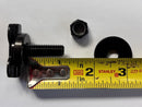 Metric M10 Double Lug Threaded Stud with Knurled Nut Fitting Measurments