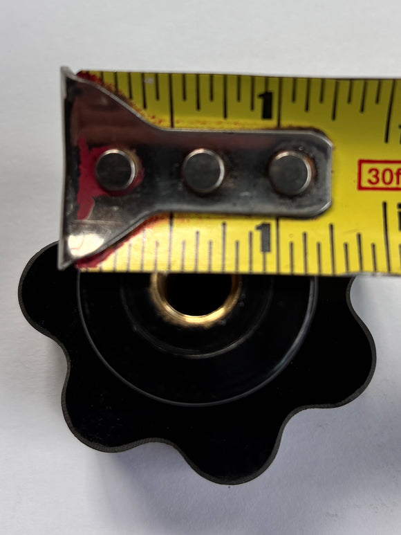 M10 Threaded Hand Knob Bottom Measurement