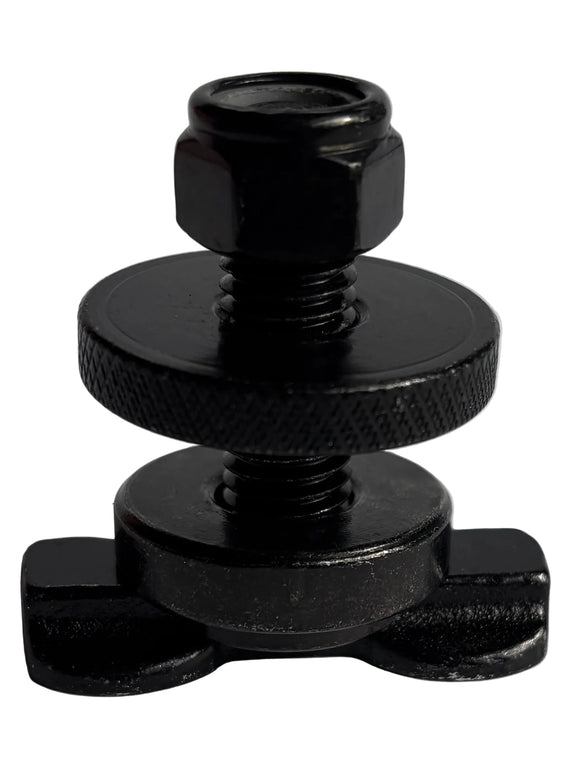 M10 Double Lug Threaded Stud w/Knurled Nut