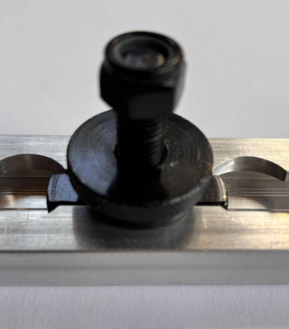 Metric M10 Double Lug Threaded Stud with Knurled Nut Fitting Step 3
