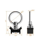 Balck Single Stud Ring Fitting Dimensions