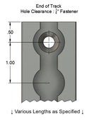 L-Track – With Hardware Mounting Holes-7