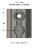 L-Track – With Hardware Mounting Holes-10