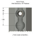 L-Track – With Hardware Mounting Holes-13