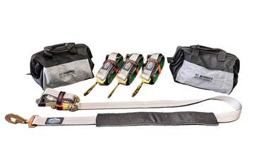 2" x 10' TreadLock Tire Tie-Down System 4-Pack DHR (Over-the-Wheel Ratchet Straps for UTV, Car & Trailer Tie Downs) - 0