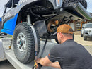 TreadLock and AxleLock Tie-Downs on same UTV
