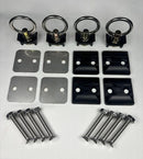 (4-PACK) Single Stud Anchor Plate Pack - Anodized Black image 0