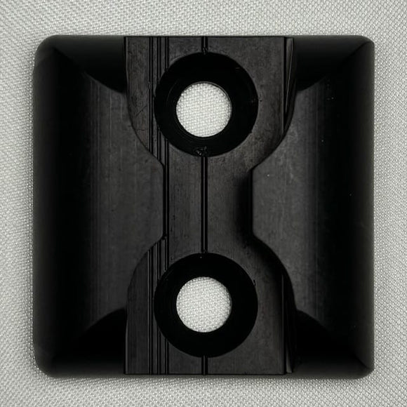 Single Stud Anchor Plate - Anodized Black image 1