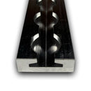Custom Aluminum L-Track - No Mounting Holes - 12", Profile B image